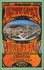 Flyer for 1904 St. Louis Olympics and World's Fair.