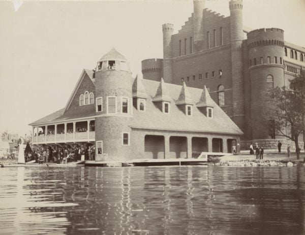  University of Wisconsin-Madison Boathouse. 1895.  (Image)  