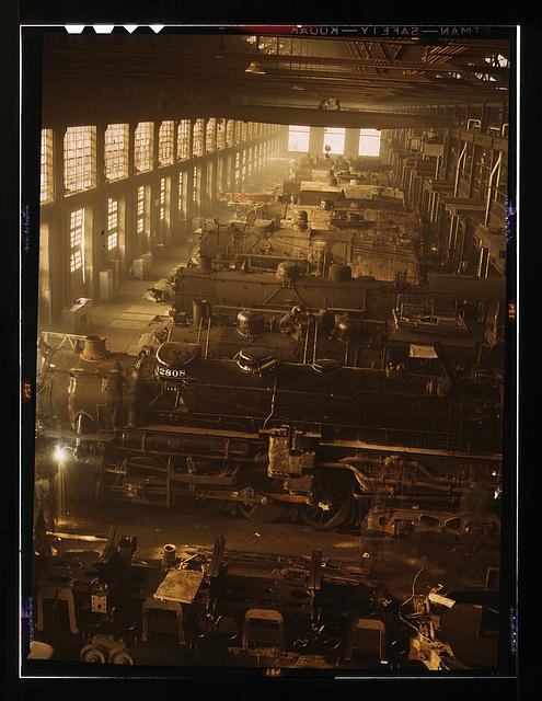  Chicago and Northwestern [i.e. North Western] railroad locomotive shops, Chicago, Ill. 1942. 