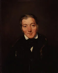 A 1834 portrait of Robert Owen founder of a New Harmony, Ind utopia