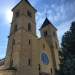 The historic Cathedral of the Plains in Victoria, Kansas.